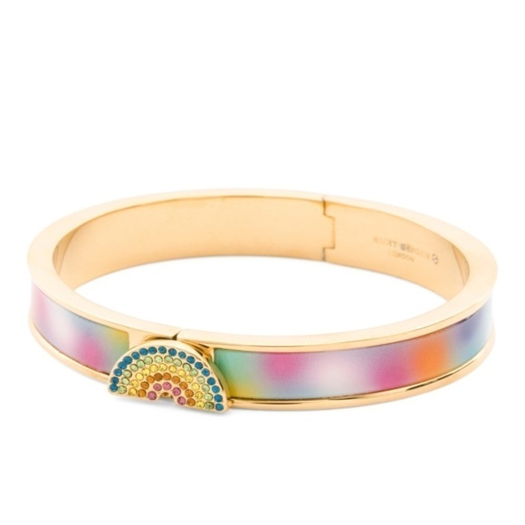 Kurt Geiger London Rainbow Tie Dyed Bangle Bracelet - Picture 1 of 7